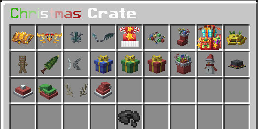 The cool custom cosmetics from the Christmas Crate!