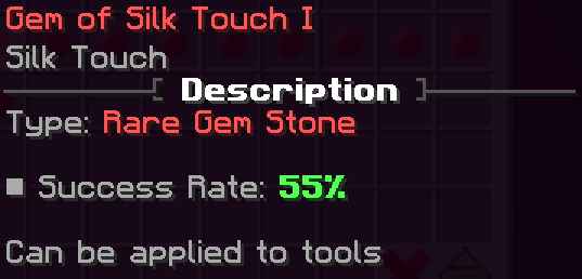 Rare gem silk
