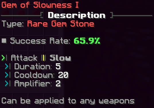Rare gem slowness