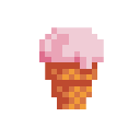 Sweet berry ice cream